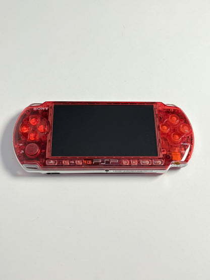 PSP 3000 - Transparent Red