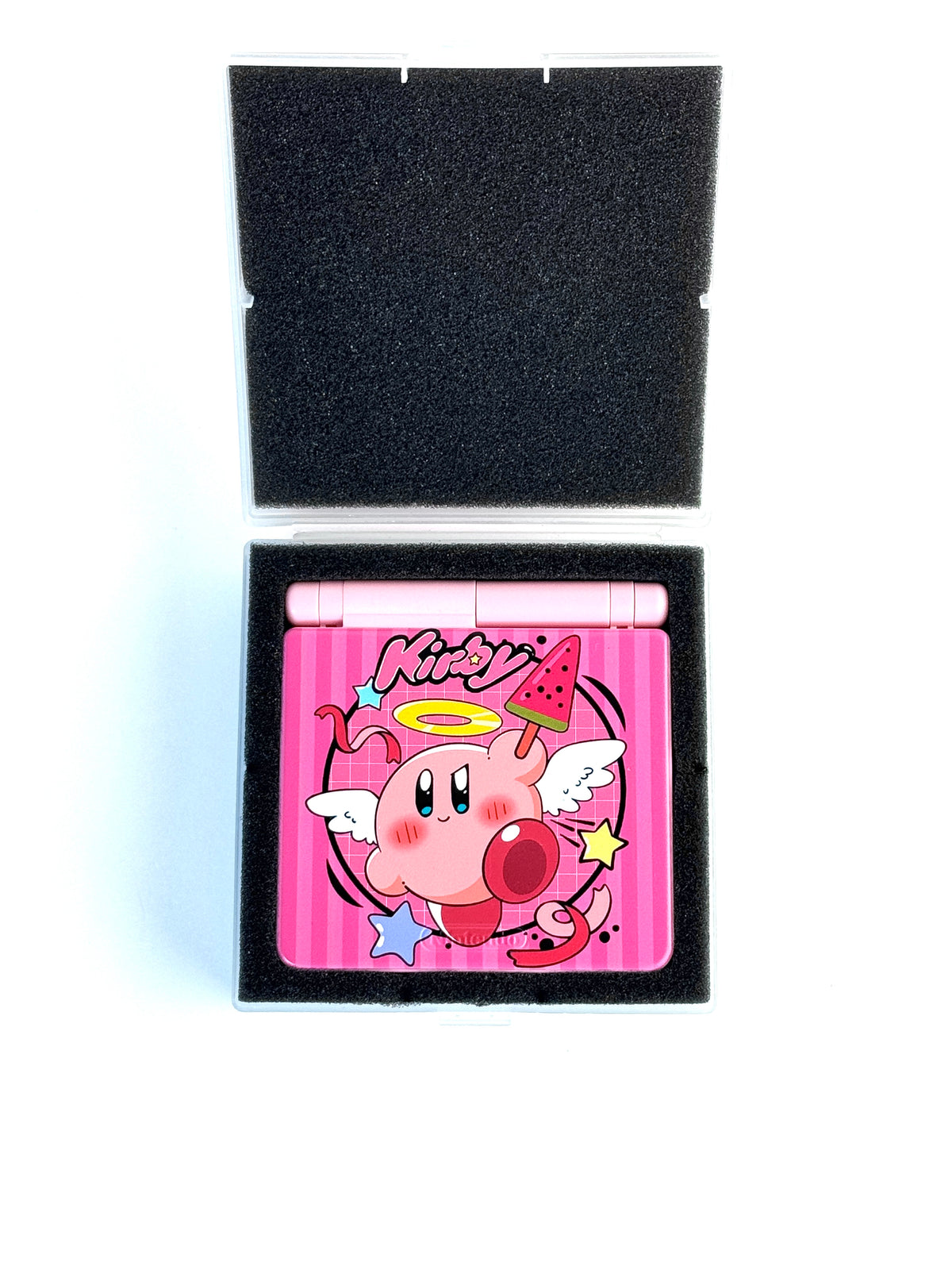 Game Boy Advance SP – Kirby Inspired Custom edition