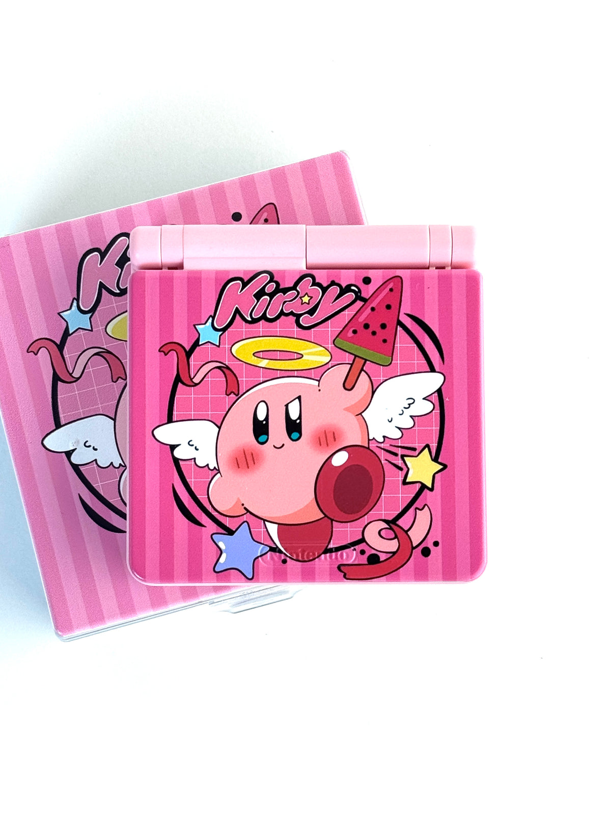 Game Boy Advance SP – Kirby Inspired Custom edition