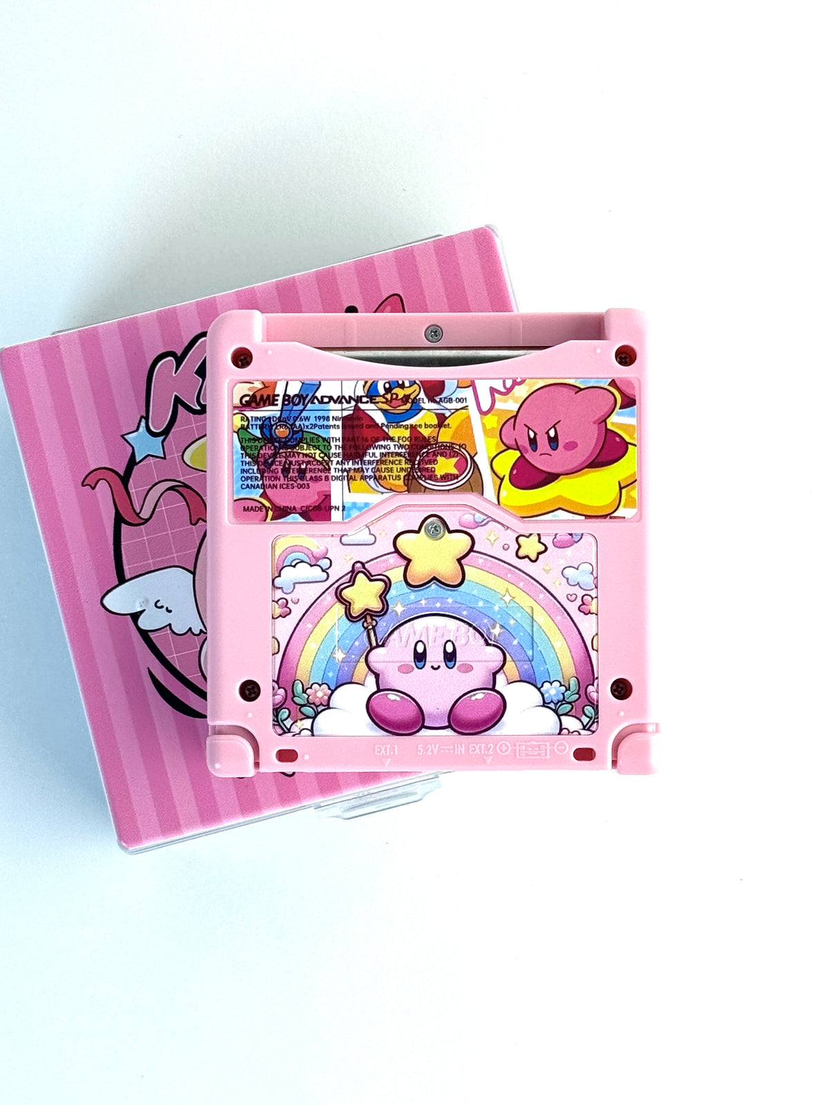 Game Boy Advance SP – Kirby Inspired Custom edition