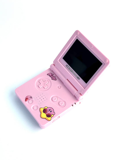 Game Boy Advance SP – Kirby Inspired Custom edition