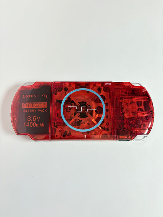PSP 3000 - Transparent Red