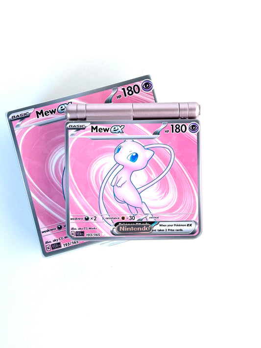 Game Boy Advance SP – Mew inspired custom&nbsp;