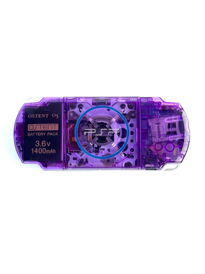 PSP 3000 - Transparent Purple x Green - EVA inspired - IPS