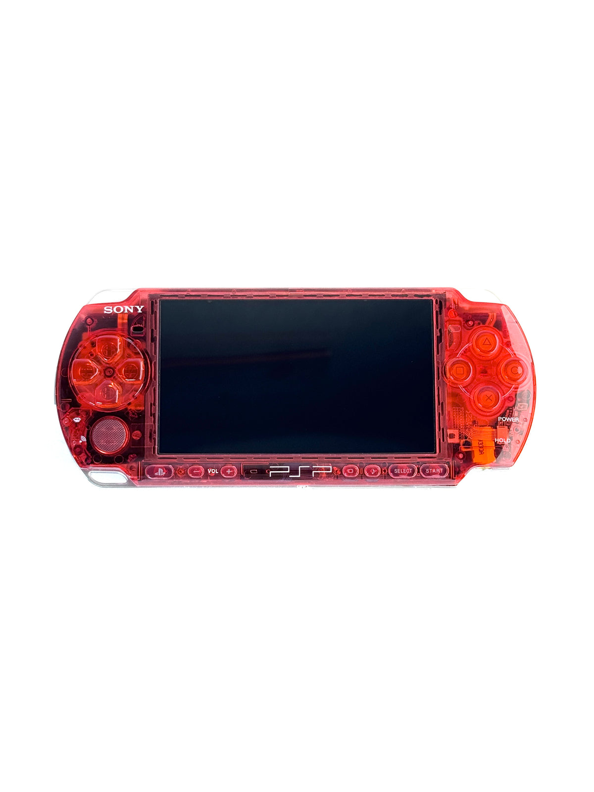 PSP 3000 - Transparent Red - IPS
