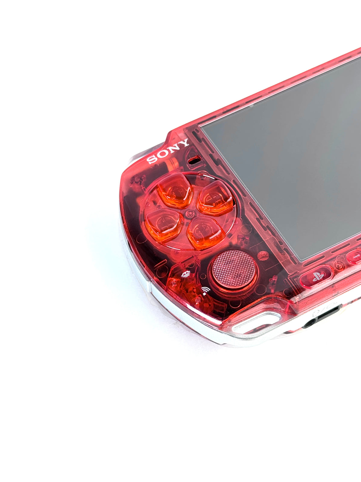 PSP 3000 - Transparent Red - IPS