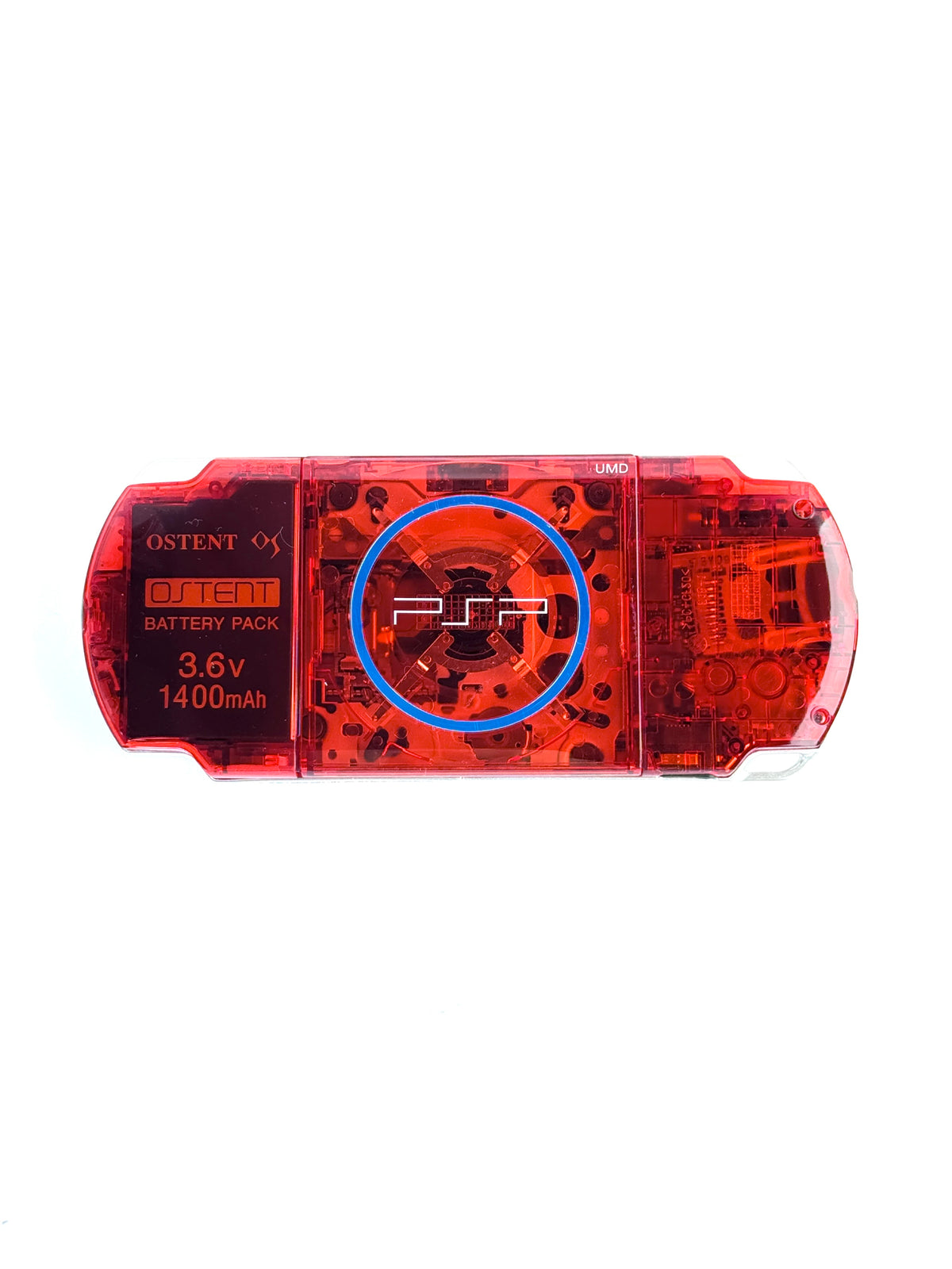 PSP 3000 - Transparent Red - IPS