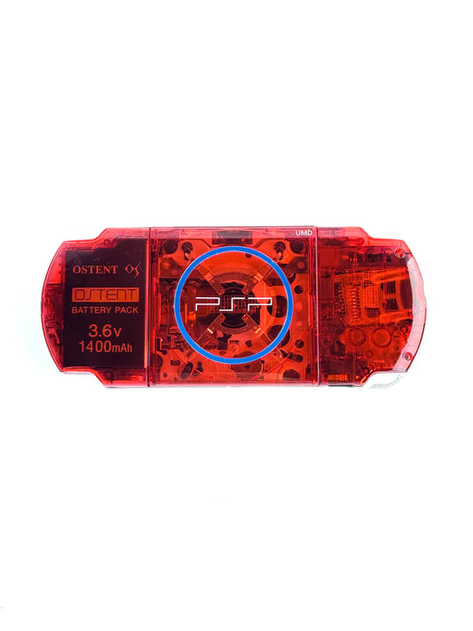 PSP 3000 - Transparent Red - IPS
