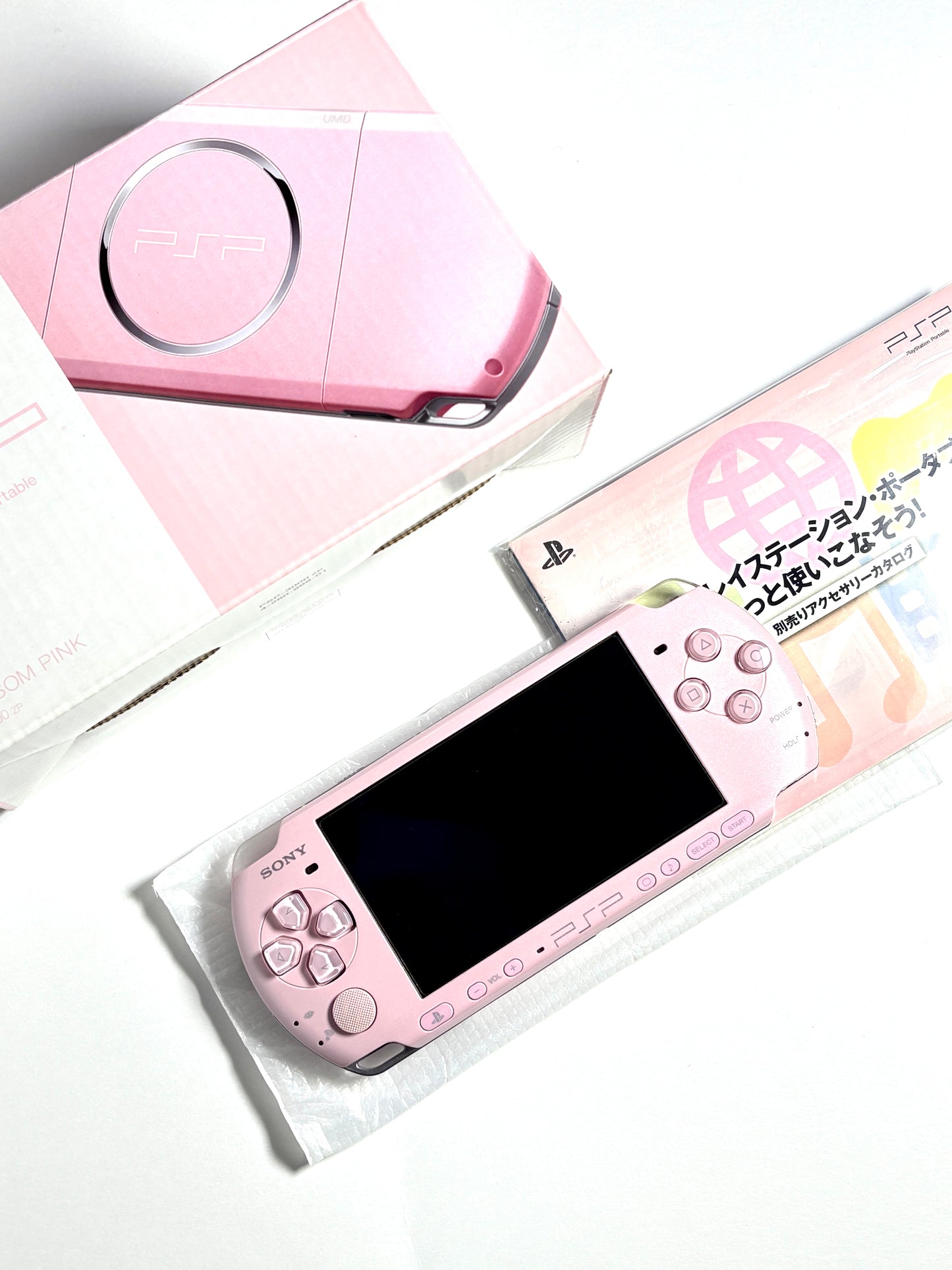 PSP 3000 - Blossom Pink - IPS w original box