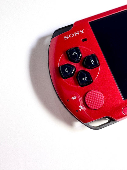 PSP 3000 - Red x Black - IPS