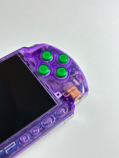 PSP 3000 - Transparent Purple - Eva edition