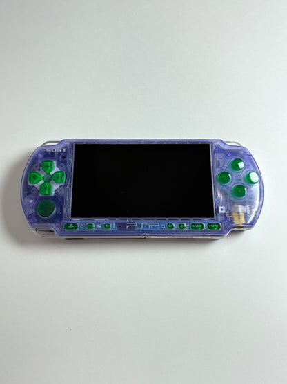 PSP 3000 - Transparent matte purple - Eva edition