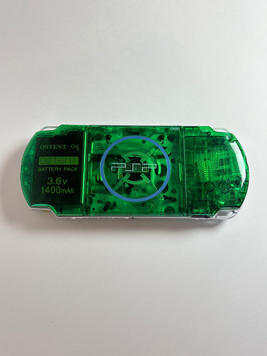PSP 3000 - Transparent Emerald Green