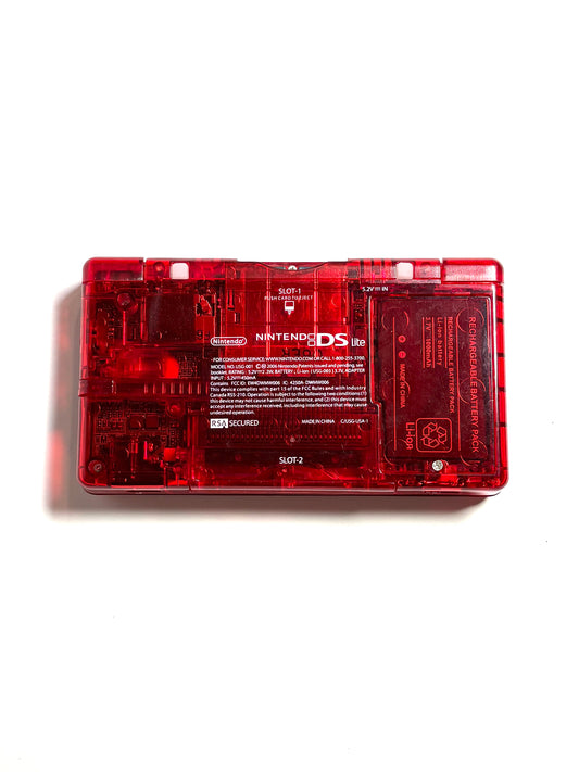 Nintendo DS Lite - Transparent Red