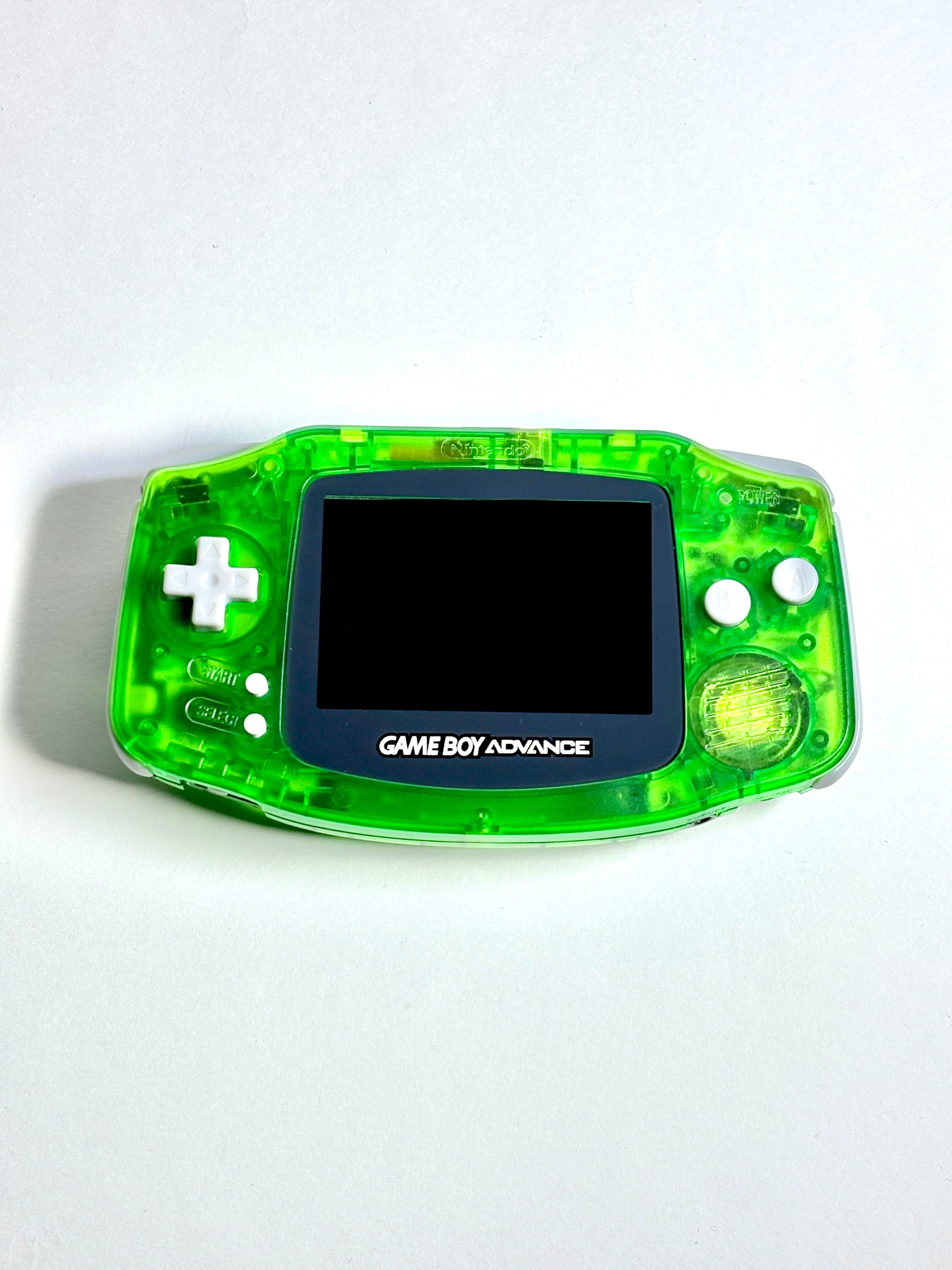 Game Boy Advance – Transparent Green – pixelmods