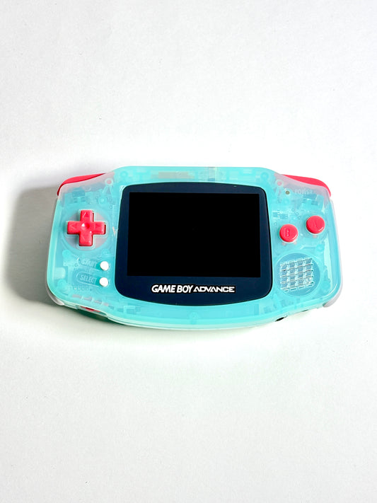 Game Boy Advance – Transparent Mint x Red