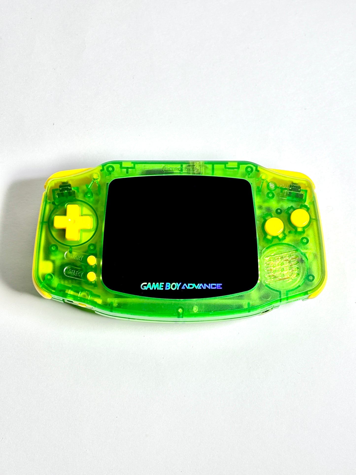 Game Boy Advance – Transparent Green x Yellow