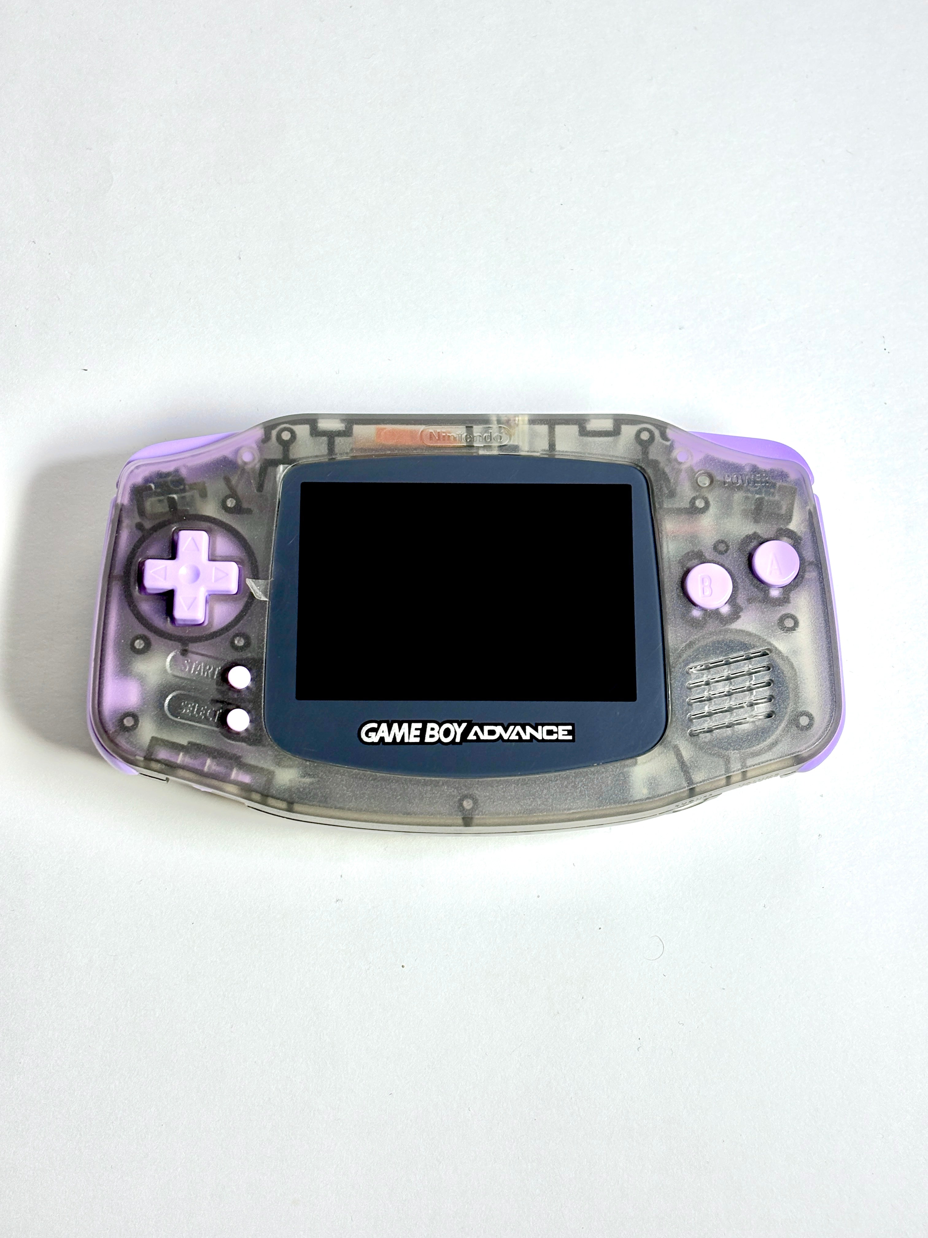 Game Boy Advance – Transparent x Purple – pixelmods