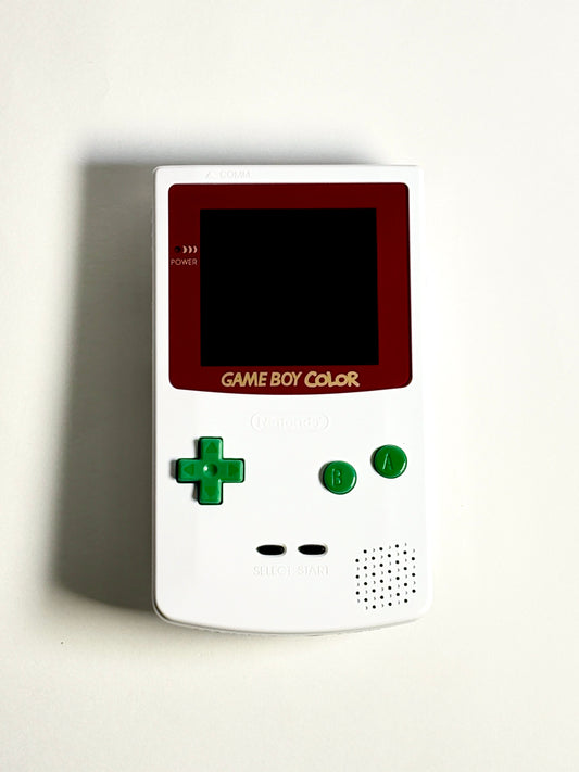 Game Boy Color – White x Brown and Green