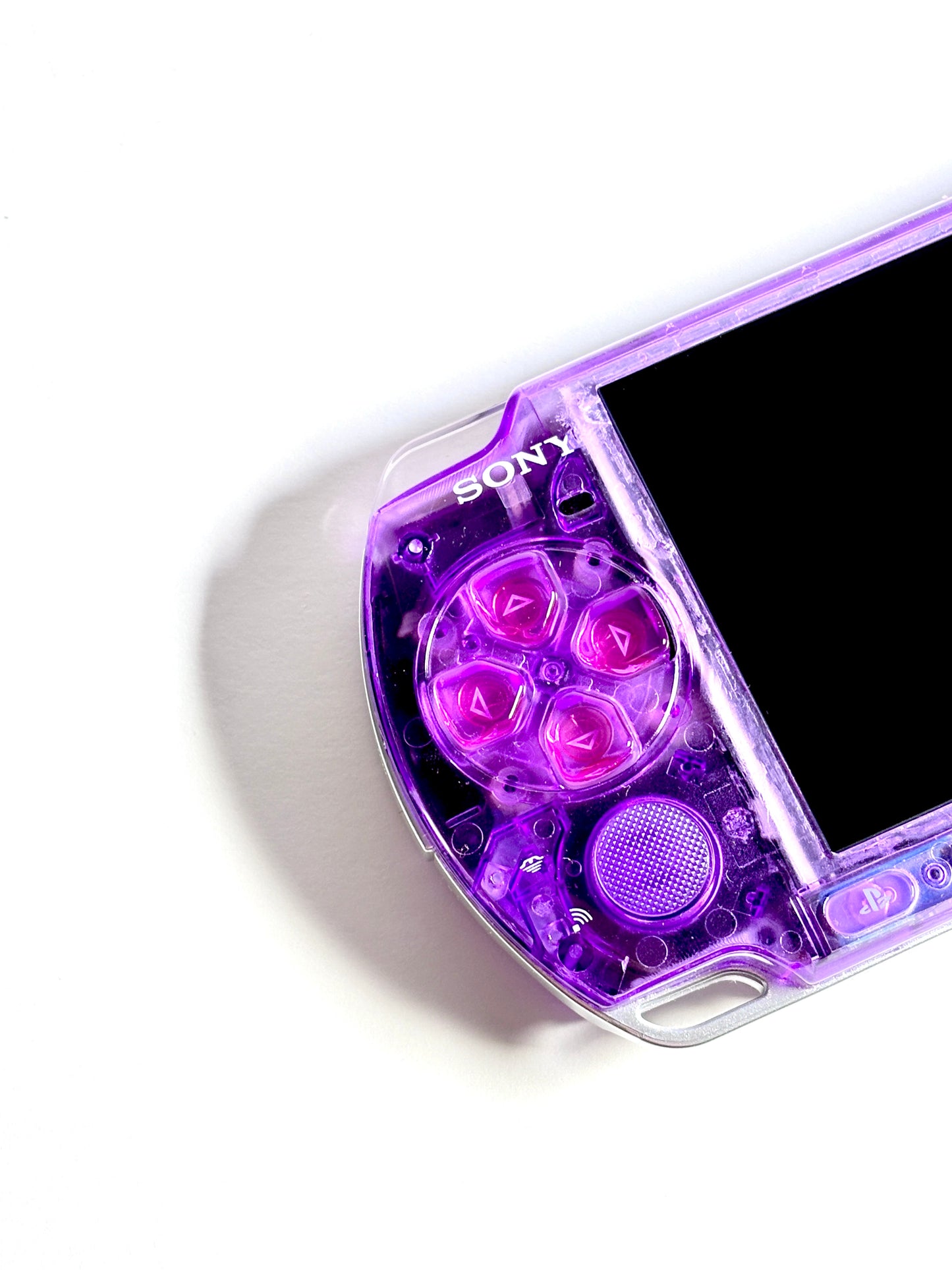 PSP 3000 - Transparent Purple - IPS