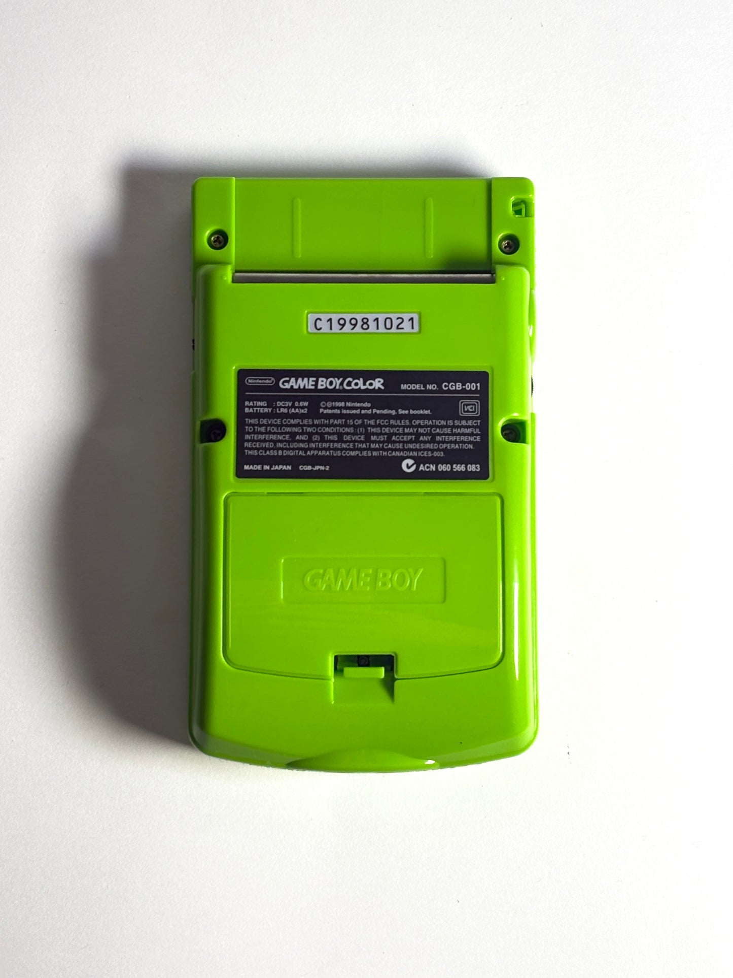 Game Boy Color – Lime Green