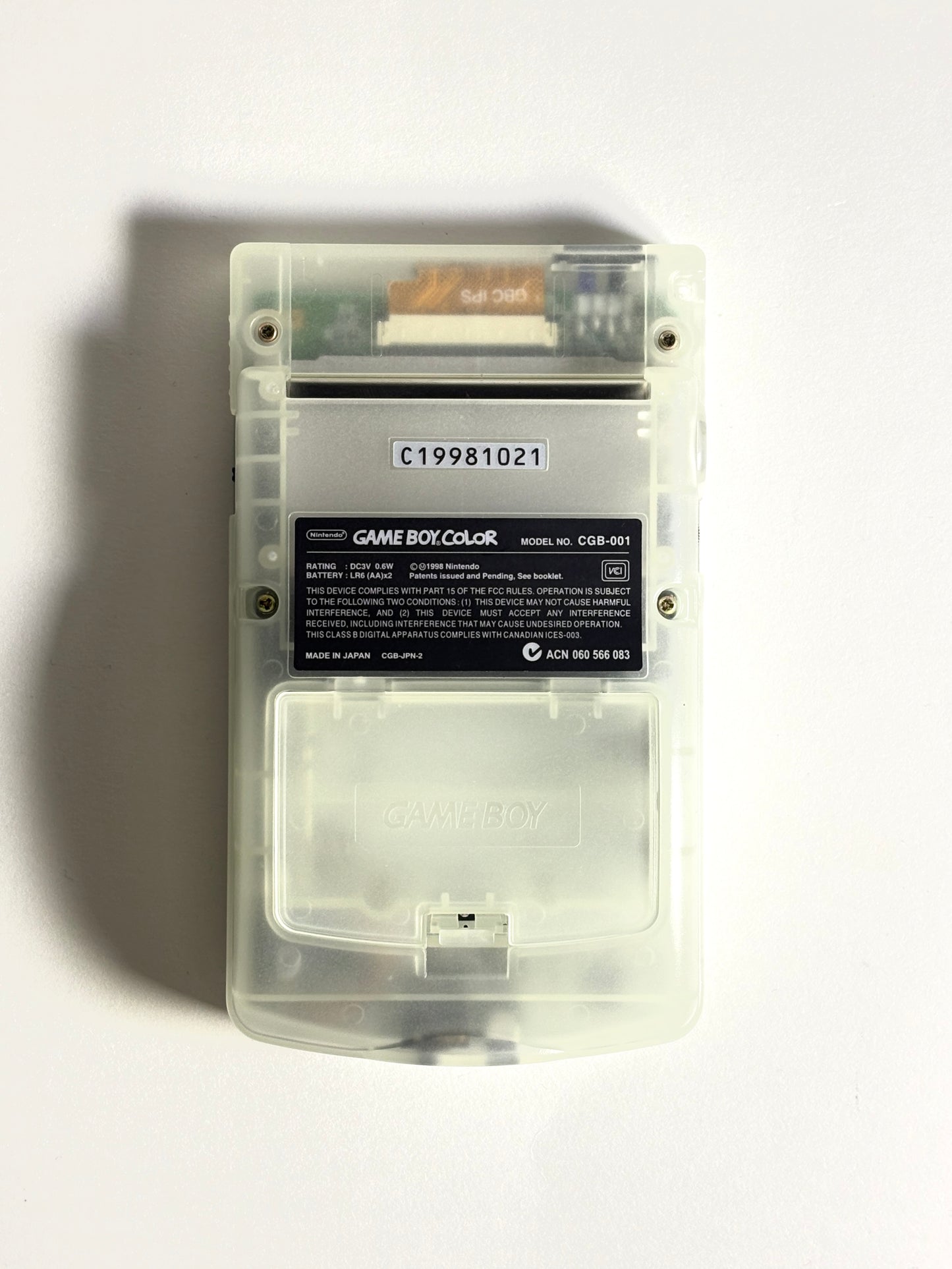 Game Boy Color – Glow in the dark
