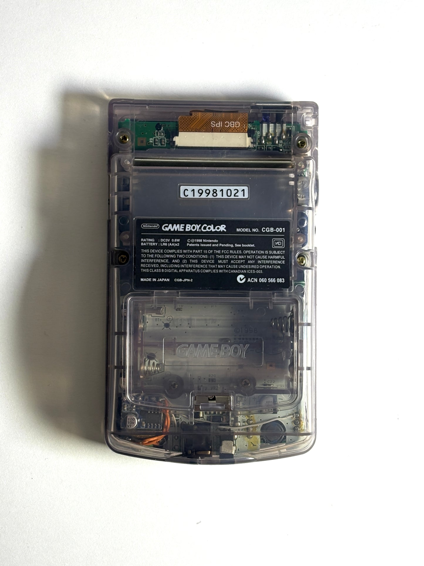 Game Boy Color – Transparent w Purple tint