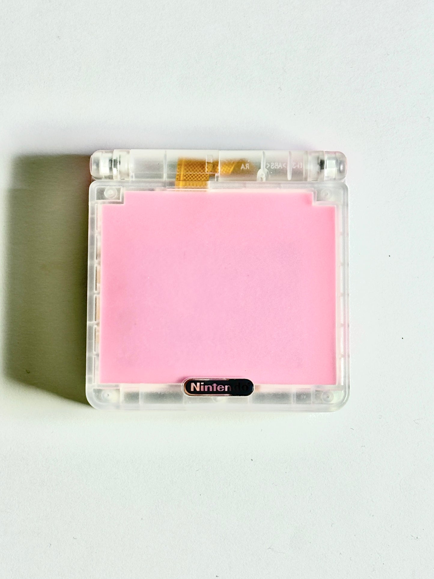 Game Boy Advance SP – Transparent x Pink