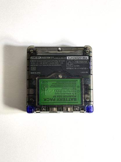 Game Boy Advance SP – Transparent Black x Purple