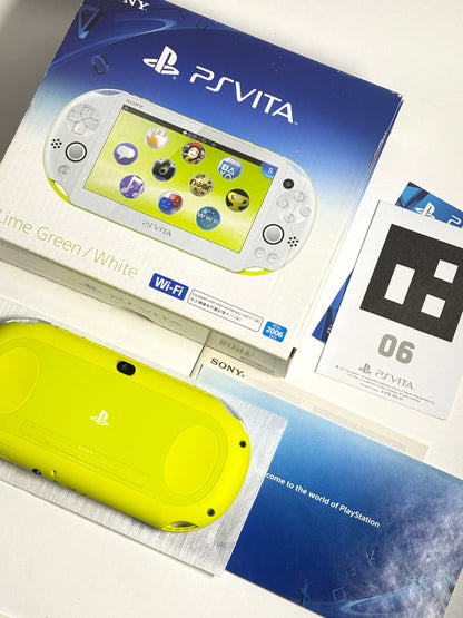 Ps Vita 2000 - Lime Green w Original box and acessories