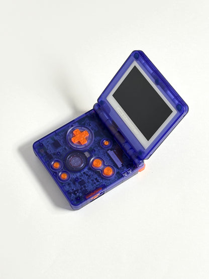 Game Boy Advance SP – Dark purple x Orange