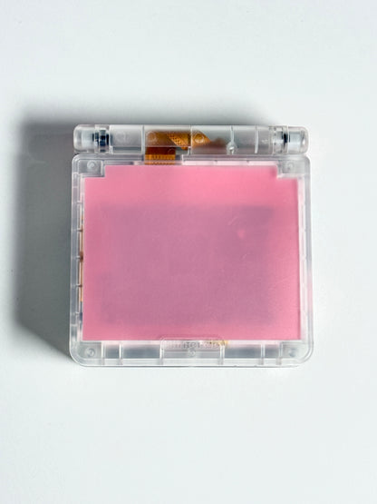 Game Boy Advance SP – Transparent x Pink