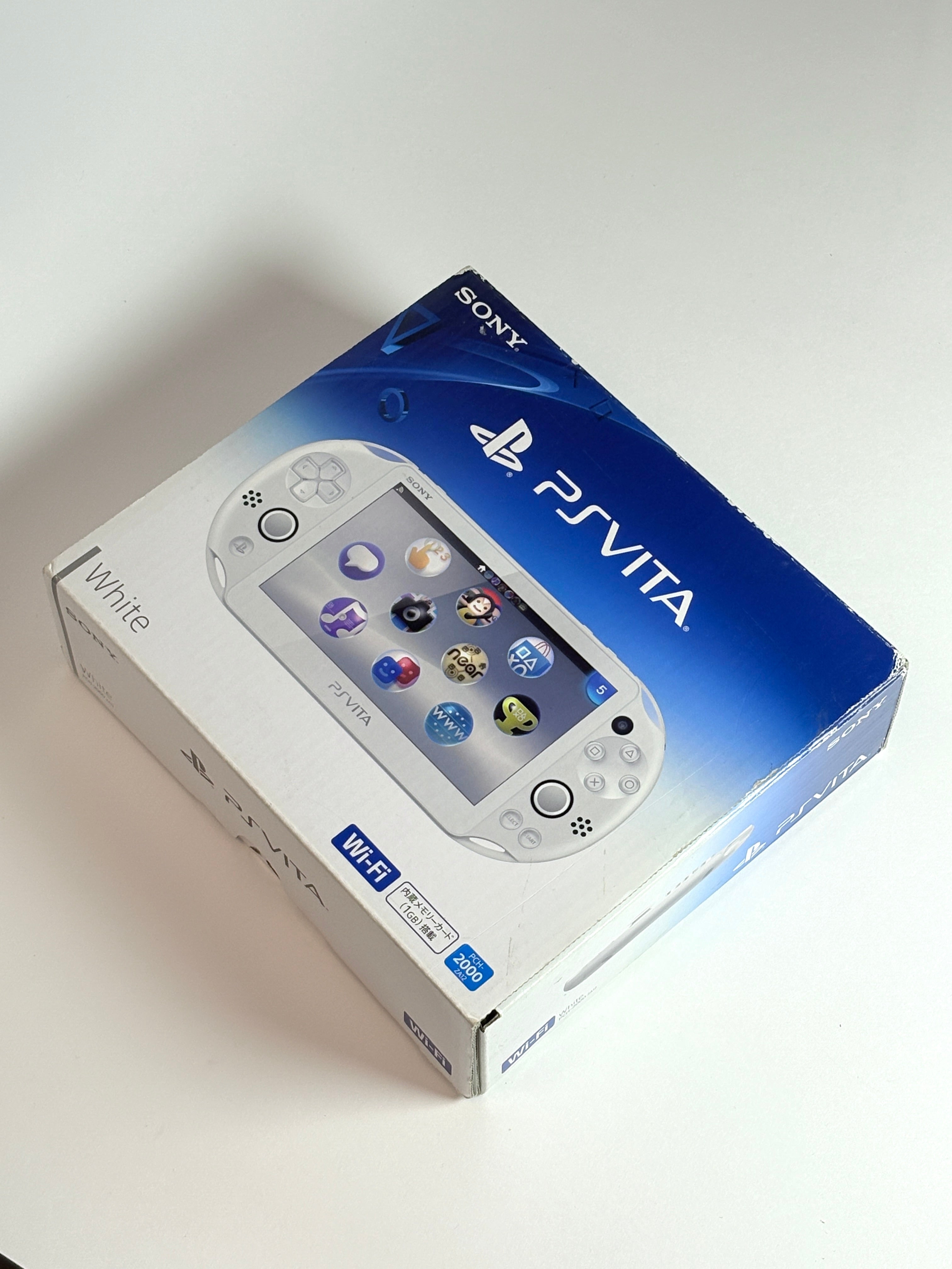 Ps Vita 2000 - White w Original box and acessories – pixelmods
