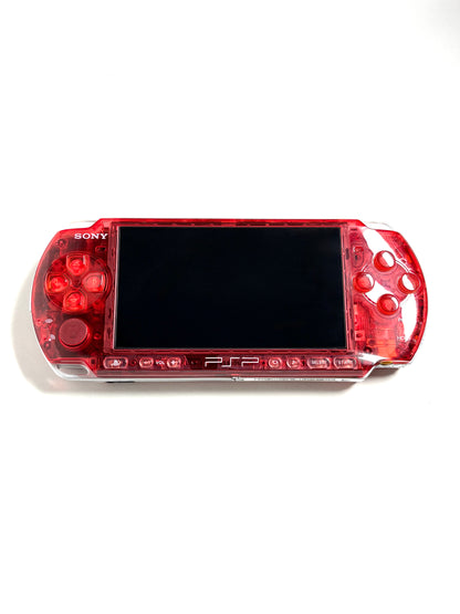 PSP 3000 - Transparent Red