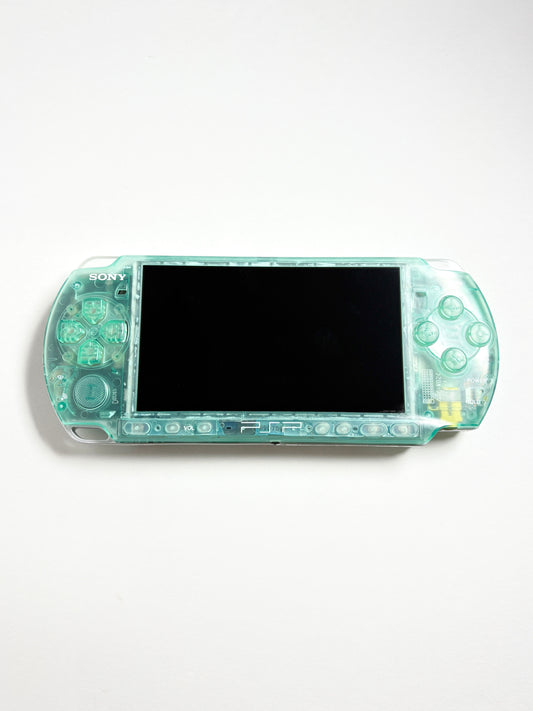 PSP 3000 - Transparent Mint Green - IPS