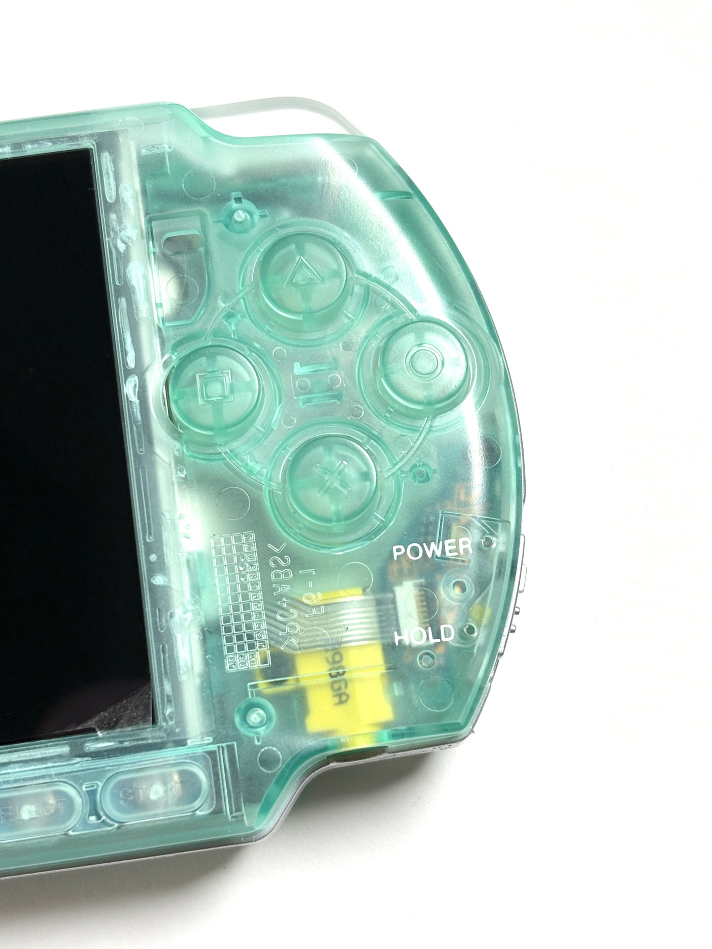 PSP 3000 - Transparent Mint Green - IPS