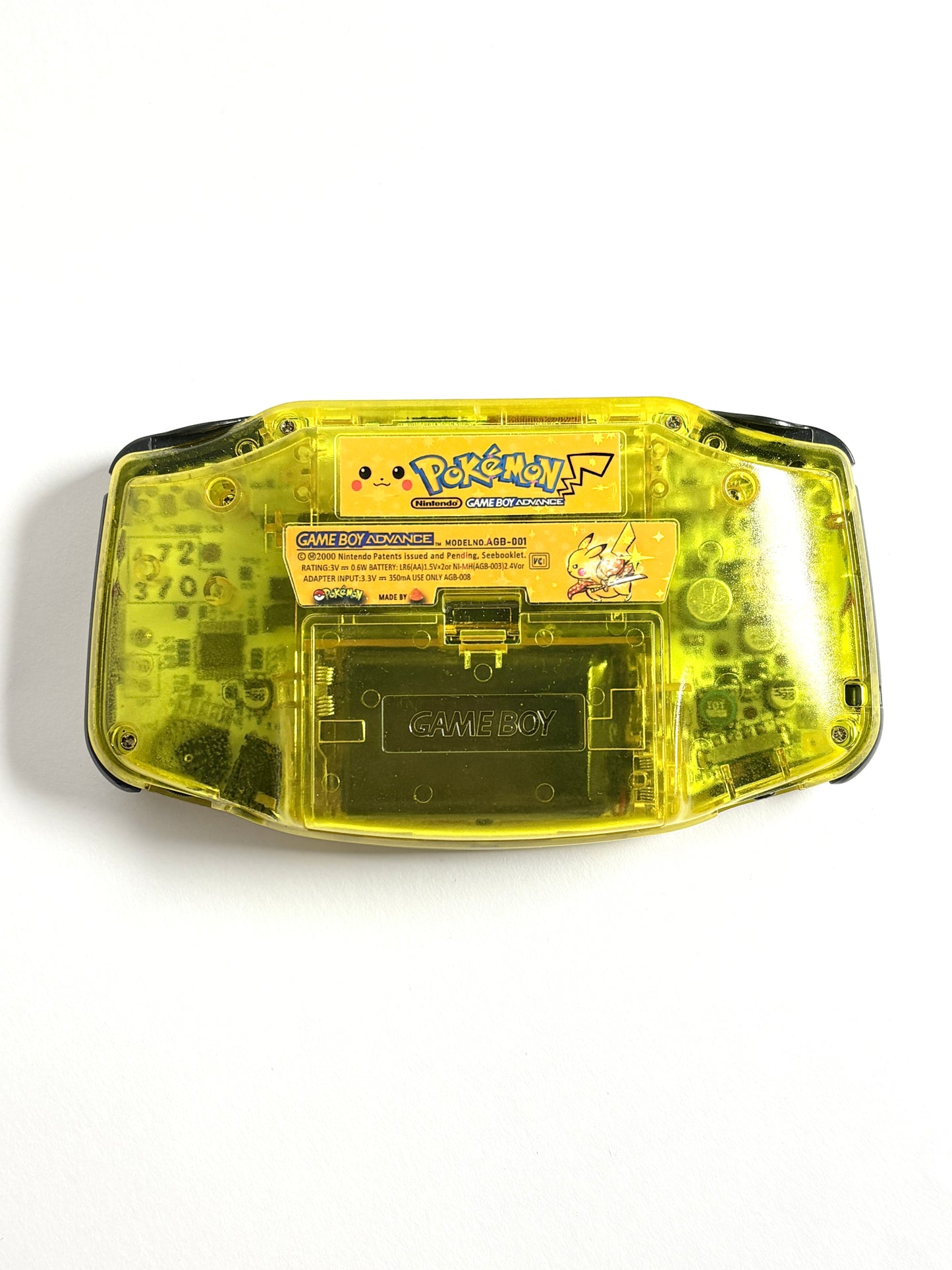 Game Boy Advance - USB-C Mod - Pikachu Edition