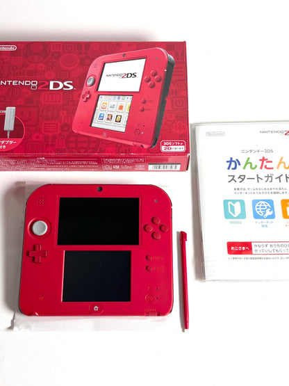 Nintendo 2DS - Red w Original box and accessories