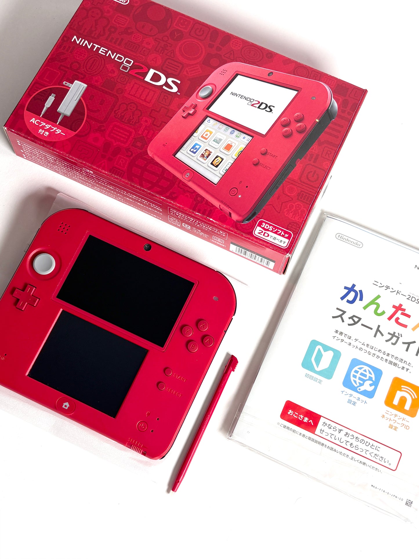 Nintendo 2DS - Red w Original box and accessories