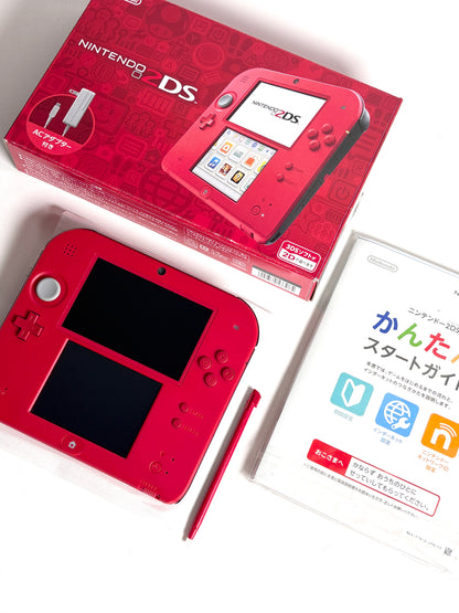 Nintendo 2DS - Red w Original box and accessories