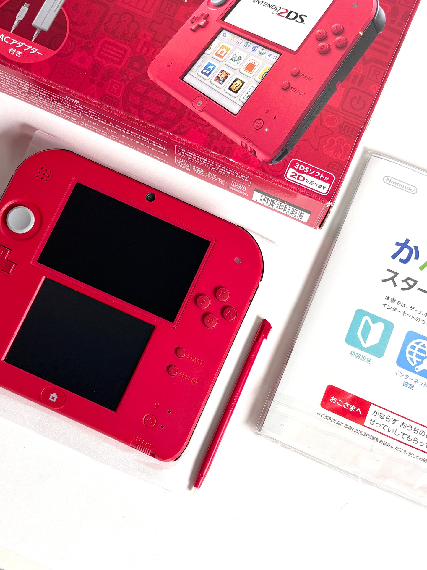 Nintendo 2DS - Red w Original box and accessories