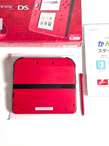 Nintendo 2DS - Red w Original box and accessories