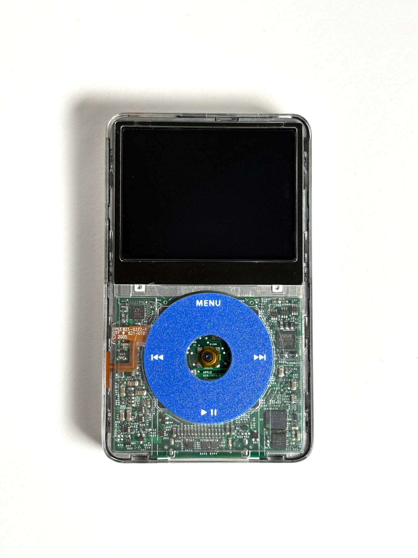 Ipod Video - Classic 5th gen - Transparent x Blue