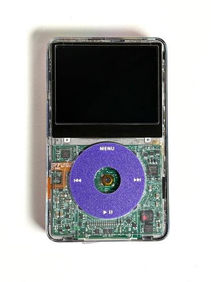 Ipod Video - Classic 5th gen - Transparent White x Purple