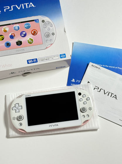 Ps Vita 2000 - Pink and White w original box