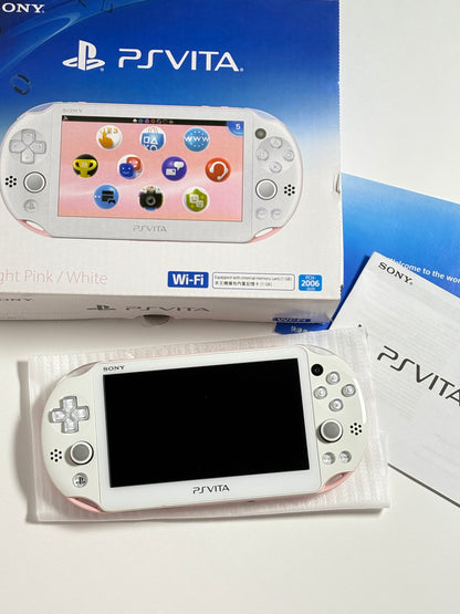 Ps Vita 2000 - Pink and White w original box
