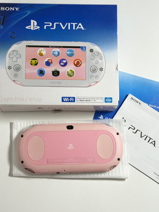 Ps Vita 2000 - Pink and White w original box