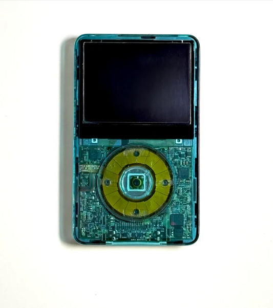 Ipod Video - Classic 5th gen - Transparent Teal Blue