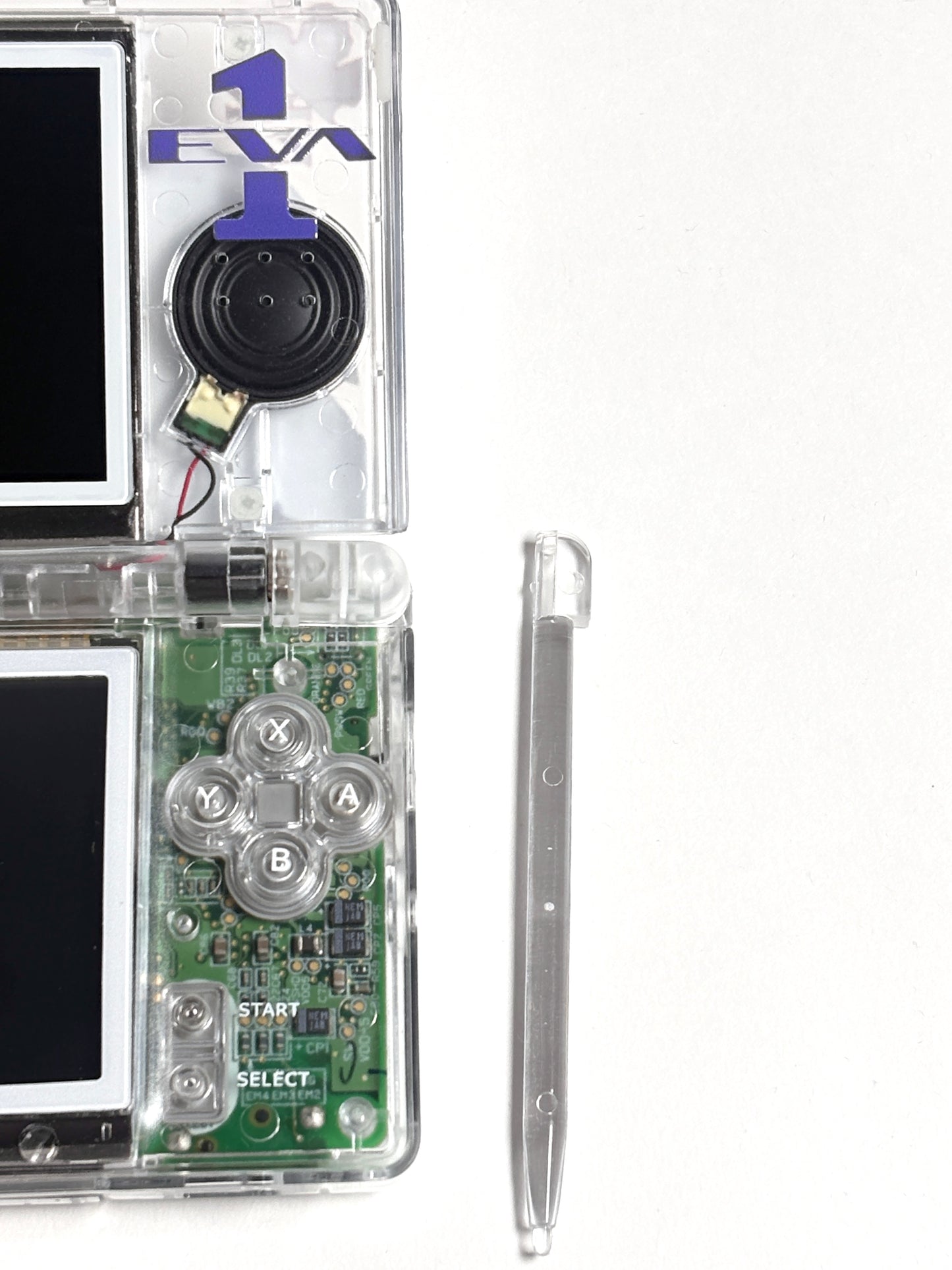 Nintendo DS Lite - Transparent Evangelion Custom