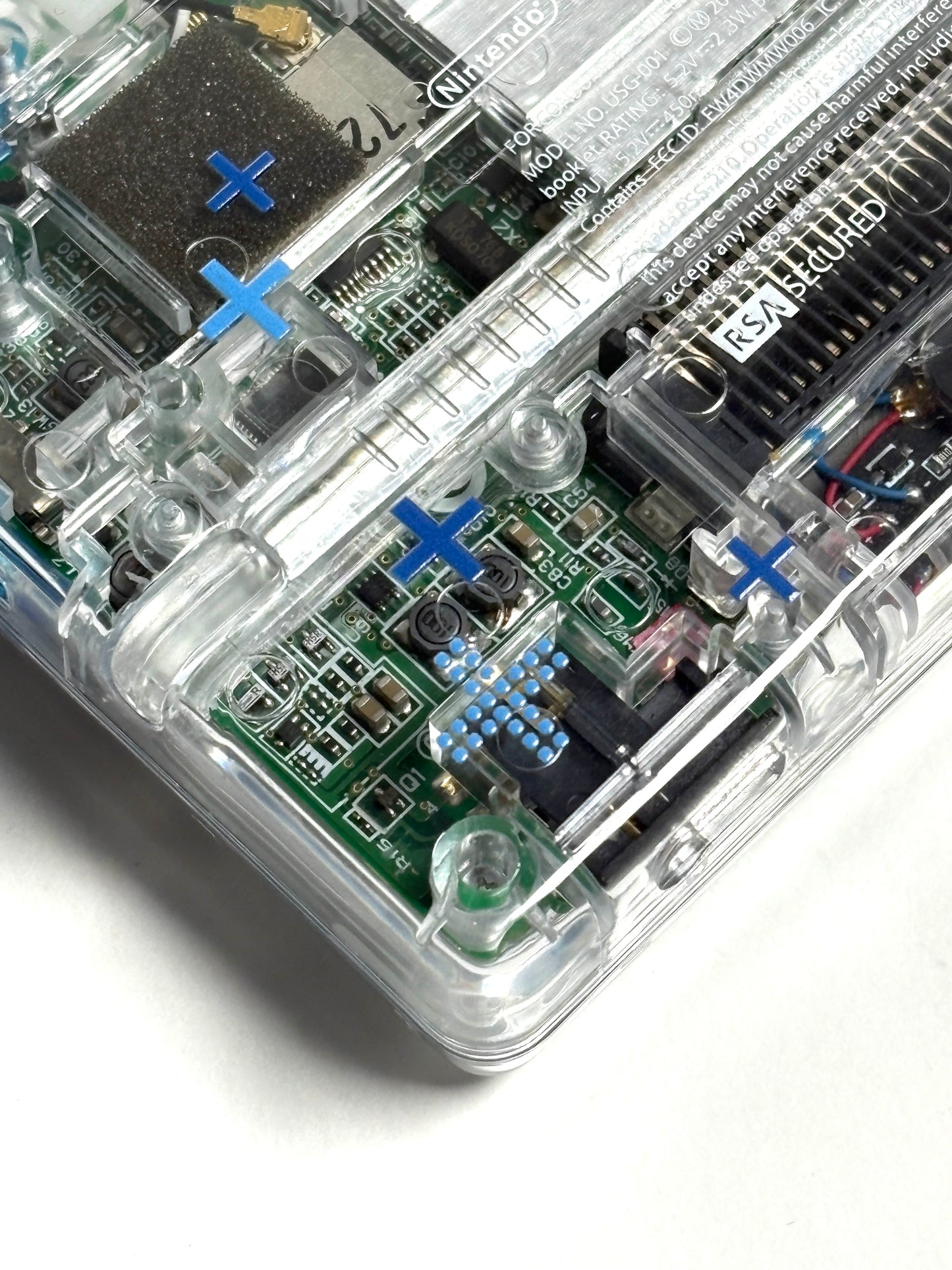 Nintendo DS Lite - Transparent LovePlus Custom